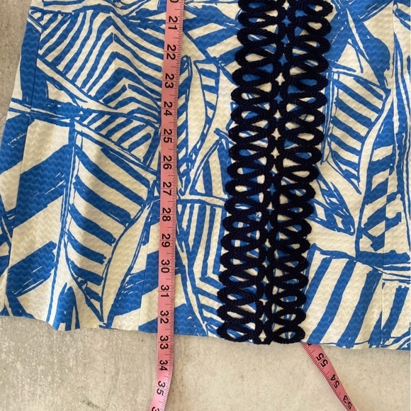 Lilly Pulitzer || Annabelle Shift Mini Dress Blue Bay Yacht 4 - Picture 7 of 7